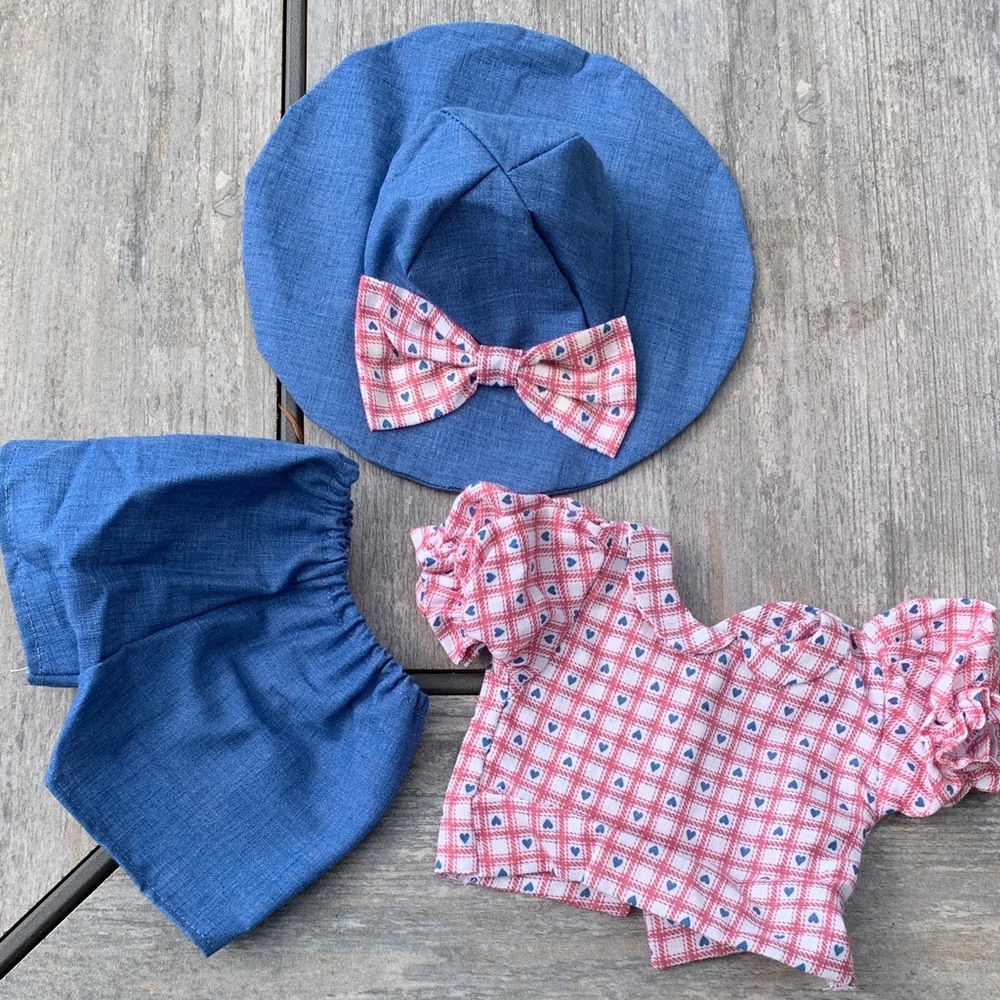 American Girl Blue and Pink Doll Outfit Set